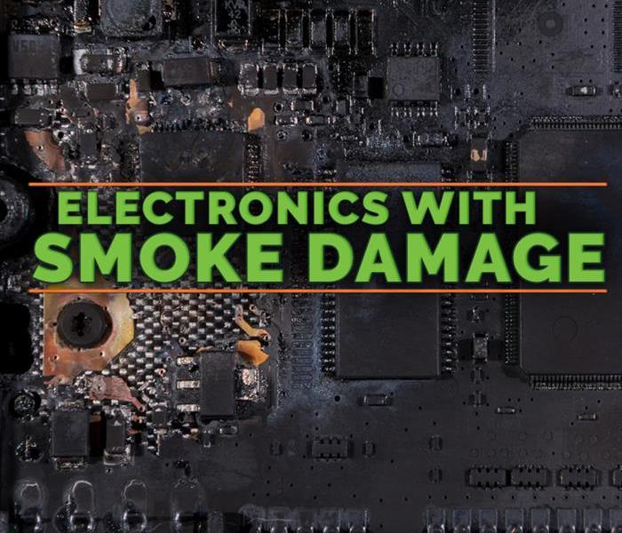 Electronics with smoke damage